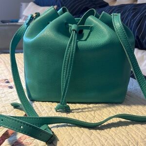 Portland Leather Teal Shoulder Bag